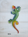 Gecko Metal Wall Art 12"