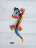 Gecko Metal Wall Art 12"