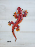 Gecko Metal Wall Art 12"