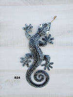 Gecko Metal Wall Art 12"